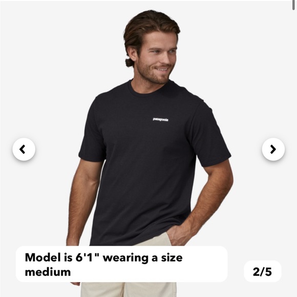 NWOT Patagonia Men's P-6 Logo Responsibili-Tee® - Picture 4 of 8